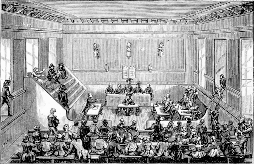 Tribunal révolutionnaire sous la "Terreur" (1793-1794).