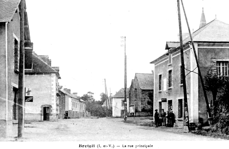 Ville de Breteil (Bretagne).