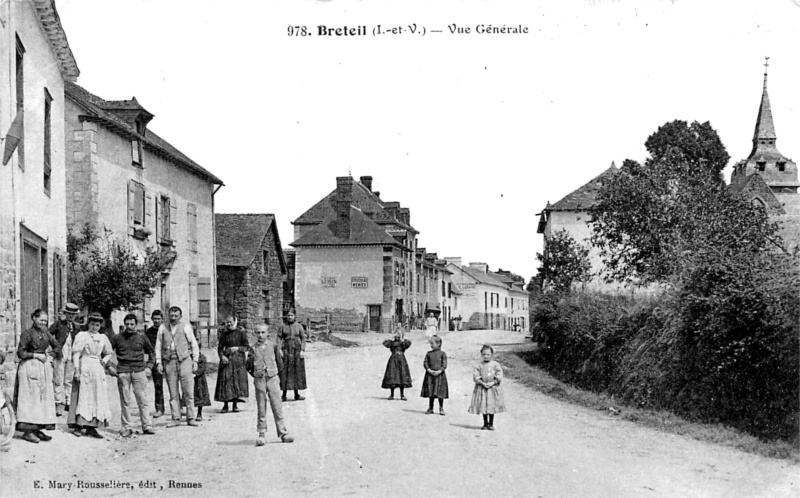 Ville de Breteil (Bretagne).