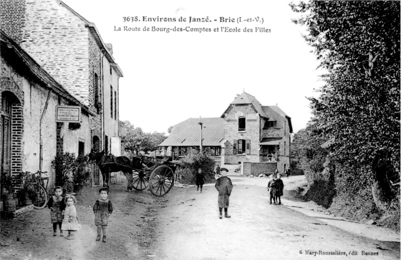 Ville de Brie (Bretagne).