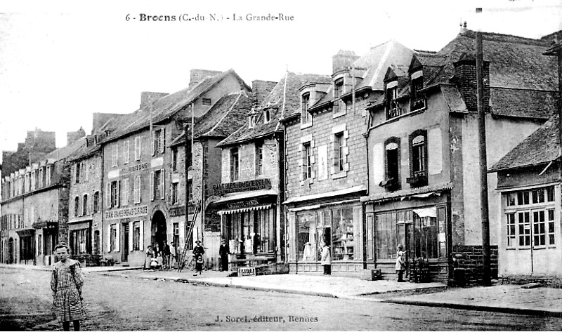 Ville de Broons (Bretagne).