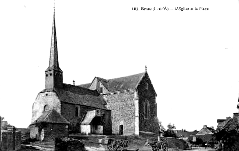 Eglise de Bruc-sur-Aff (Bretagne).