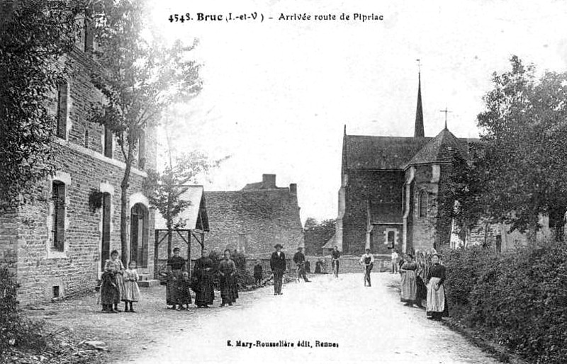Ville de Bruc-sur-Aff (Bretagne).