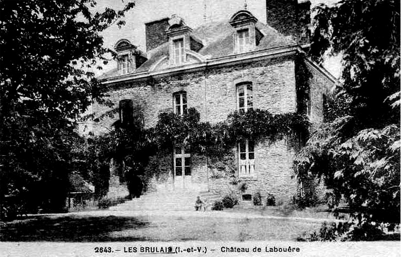 Chteau de Laboure  Brulais (Bretagne).