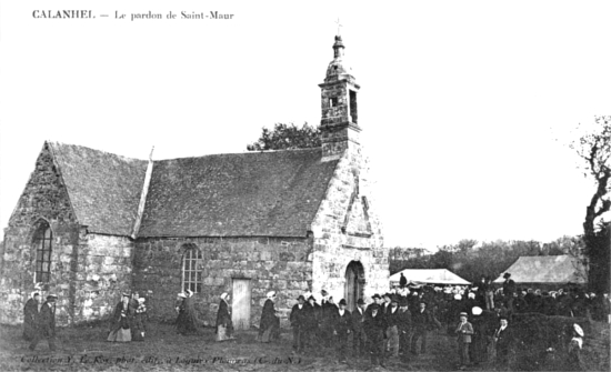Calanhel (Bretagne) : chapelle de Saint-Maur.