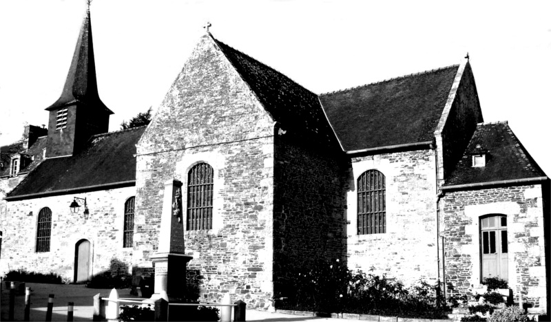 Eglise de Calorguen (en Bretagne).