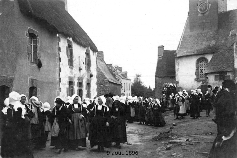 La paroisse de Camors le 9 ao�t 1896 (Bretagne).