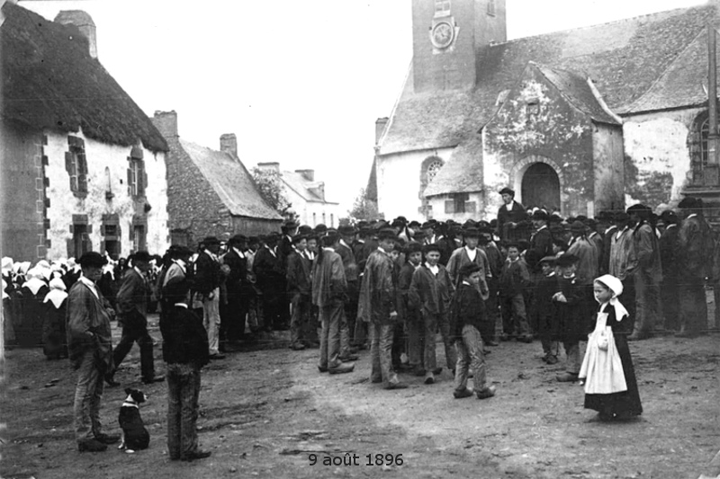 La paroisse de Camors le 9 aot 1896 (Bretagne).