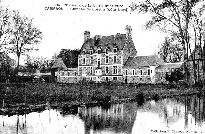 Chteau de Coislin  Campbon (anciennement en Bretagne).