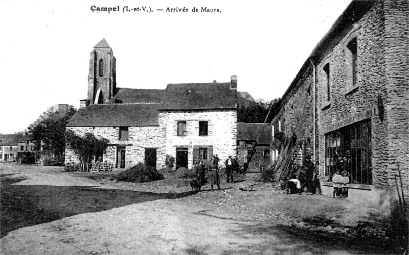 Ville de Campel (Bretagne).