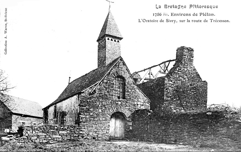 Oratoire de Sivry près de Trécesson à Campénéac (Bretagne).