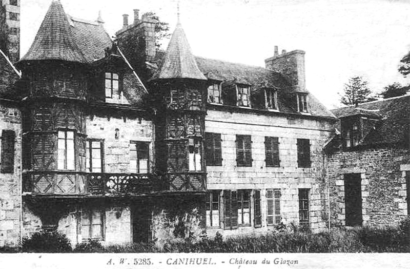 Canihuel (Bretagne) : chteau du Glazan..