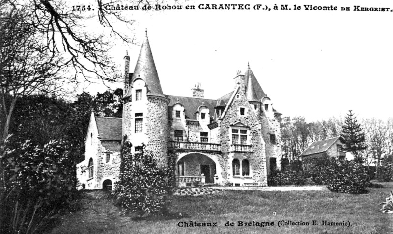 Chteau de Rohou  Carantec (Bretagne).