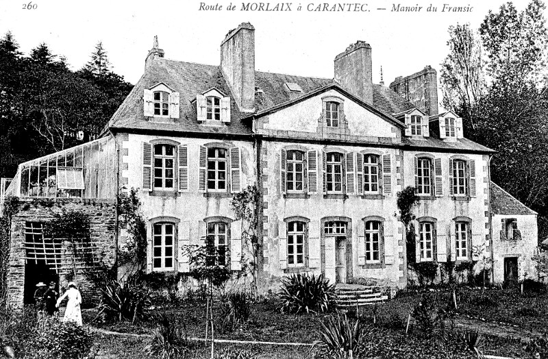 Chteau de Fransic  Carantec (Bretagne).