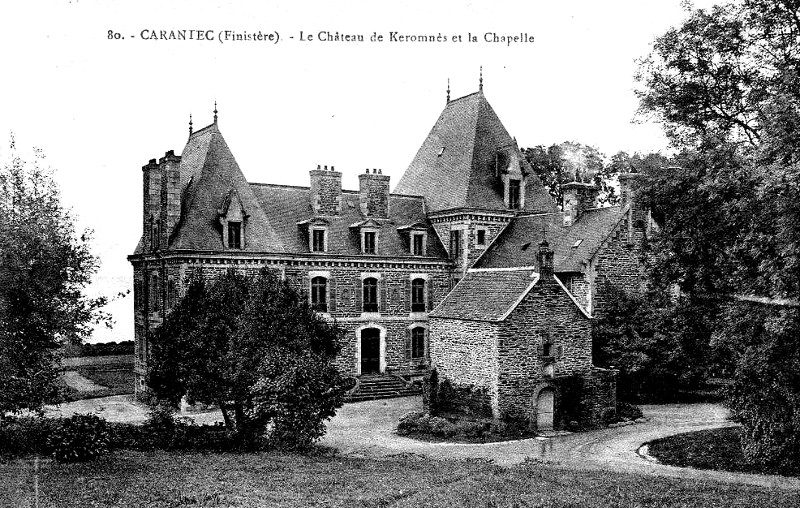 Chteau de Keromns  Carantec (Bretagne).