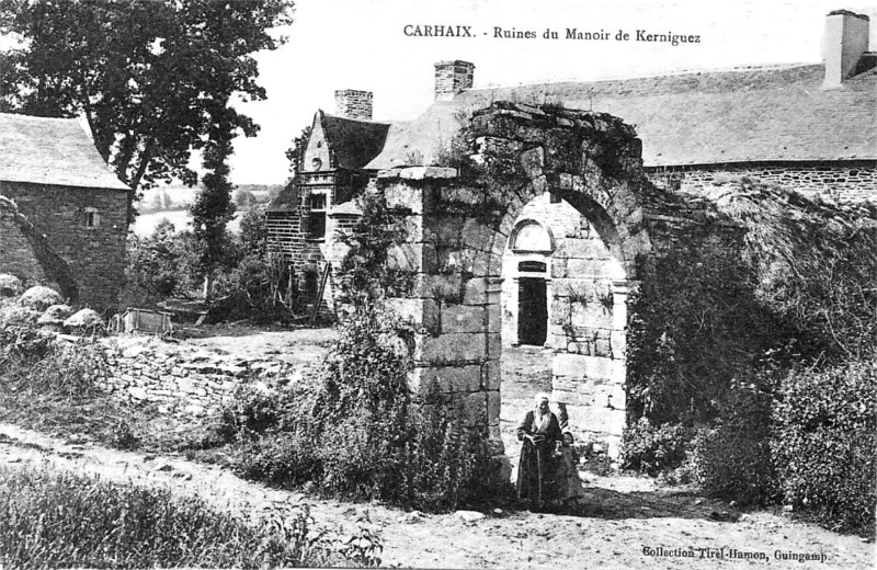 Manoir de Carhaix-Plouguer (Bretagne).