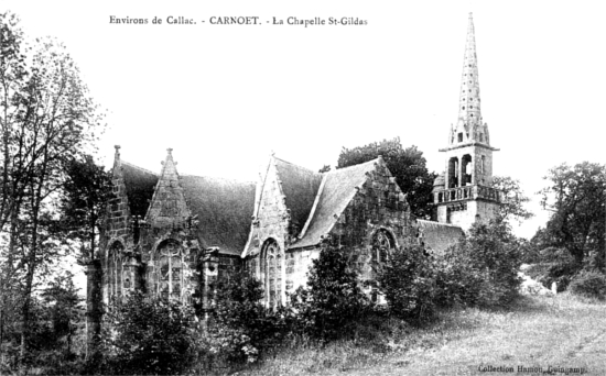 Chapelle Saint-Gildas de Carnot (Bretagne).