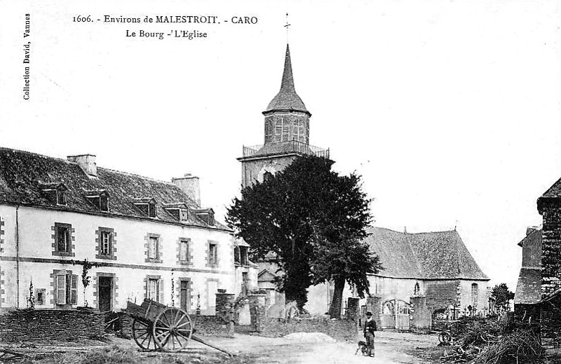Ville de Caro (Bretagne).