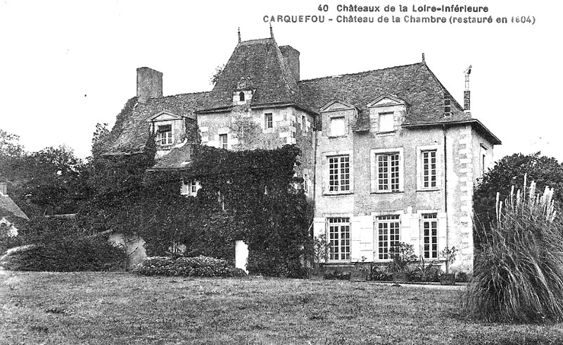 Chteau de la Chambre  Carquefou (Bretagne).