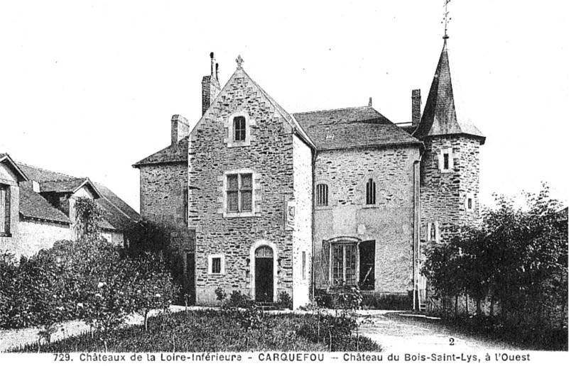 Chteau du Bois-Saint-Lys  Carquefou (Bretagne).
