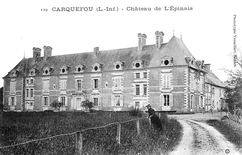 Chteau de l'Epinay ou Lespinay  Carquefou (Bretagne).