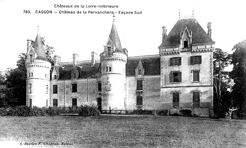 Chteau de la Pervanchre  Casson (anciennement en Bretagne).