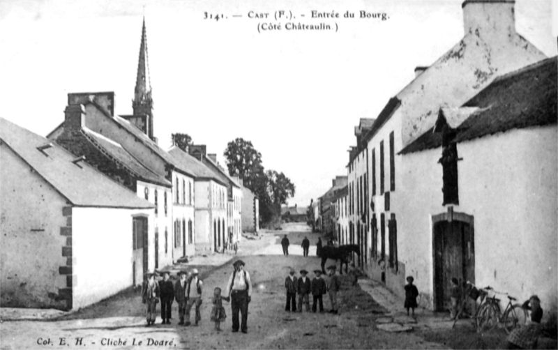Ville de Cast (Bretagne).
