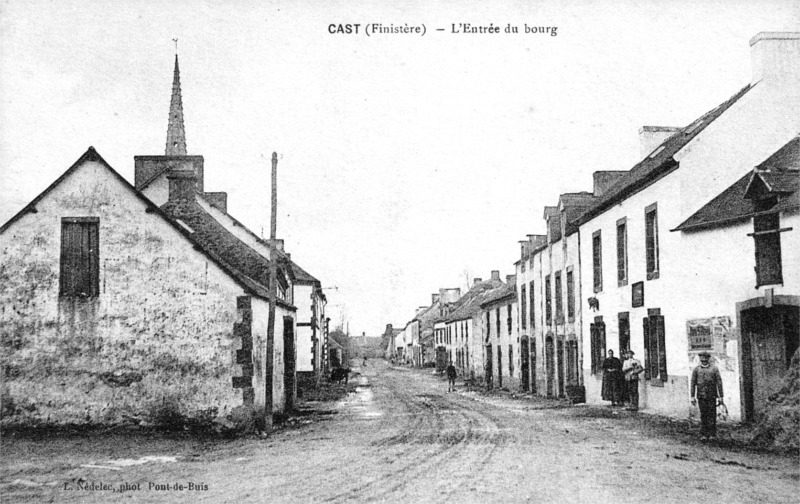 Ville de Cast (Bretagne).
