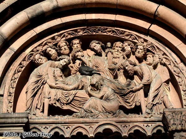 Cathdrale de Strasbourg : faade Sud du transept (vers 1220-1235)