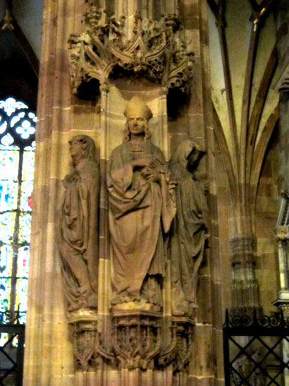 Cathdrale de Strasbourg : statues