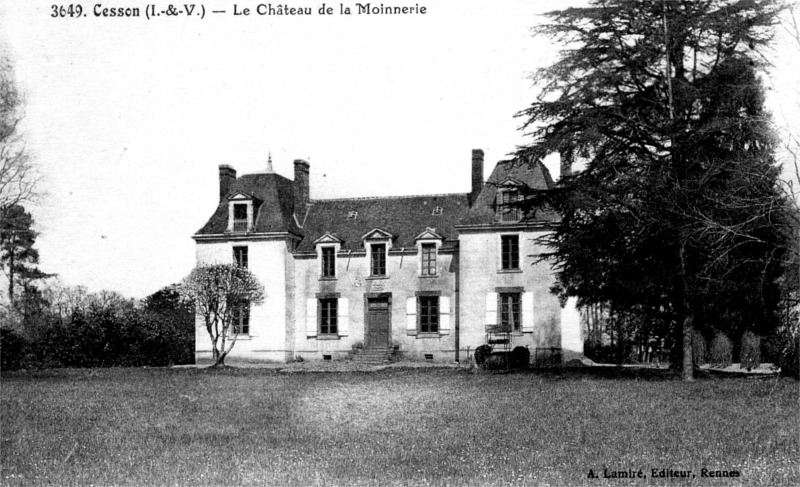 Chteau de la Moinerie  Cesson-Svign (Bretagne).