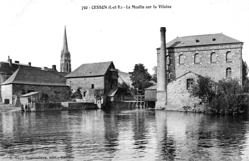 Moulin de Cesson-Svign (Bretagne).