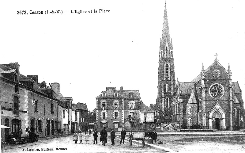 Eglise de Cesson-Svign (Bretagne).