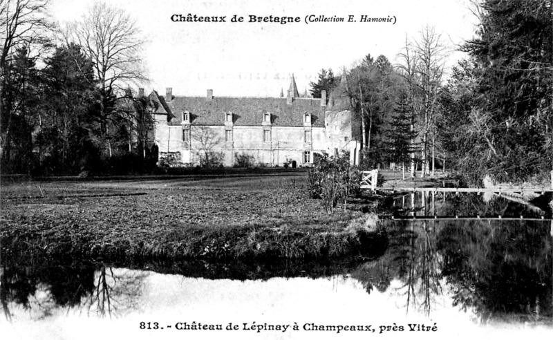Chteau de l'Epinay  Champeaux (Bretagne).