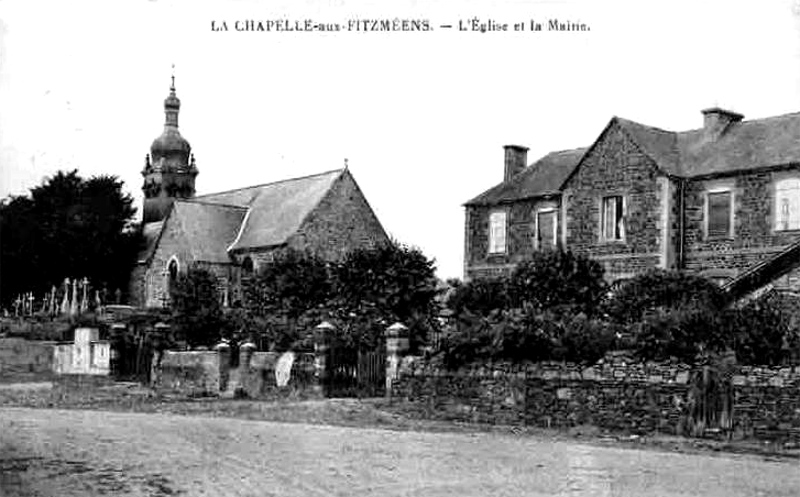 Ville de la Chapelle-aux-Filtzmens (Bretagne).