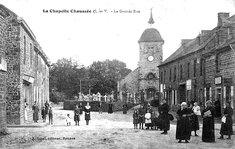 Eglise de la Chapelle-Chausse (Bretagne).