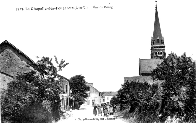 Ville de La Chapelle-des-Fougeretz (Bretagne).