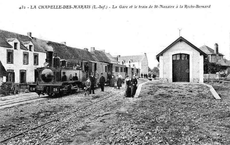 Gare de La Chapelle-des-Marais (anciennement en Bretagne).