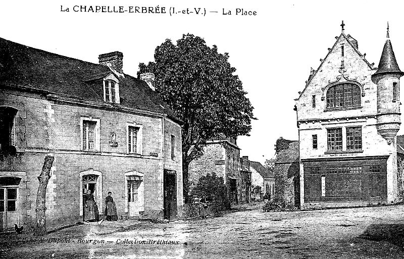 Ville de la Chapelle-Erbre (Bretagne).