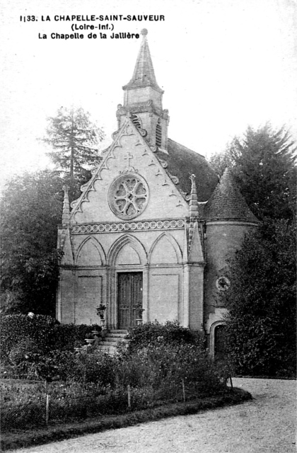 Chapelle du chteau de la Jallire  Chapelle-Saint-Sauveur (anciennement en Bretagne).