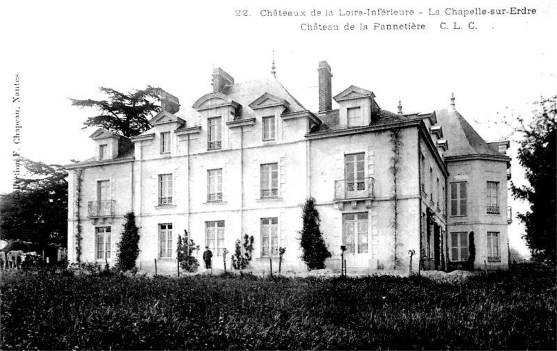 Chteau de la Pannetire  La Chapelle-sur-Erdre (Bretagne).