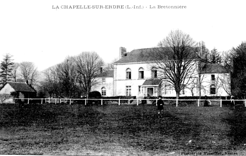 Chteau de la Bretonnire  La Chapelle-sur-Erdre (Bretagne).