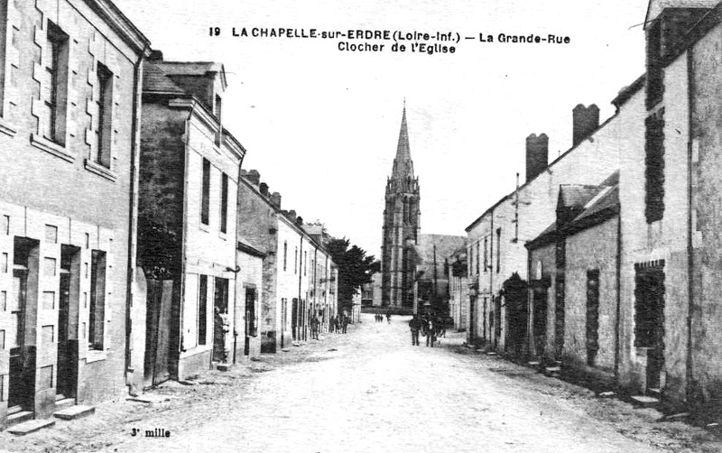 Ville de La Chapelle-sur-Erdre (Bretagne).