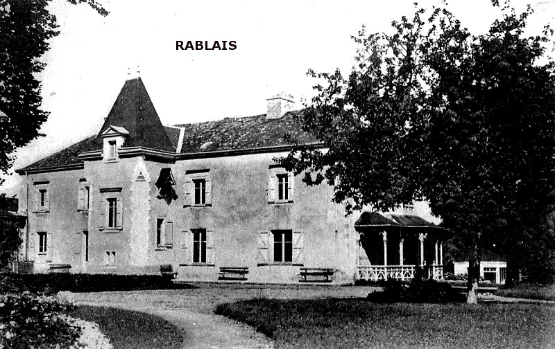 Chteau de Rablais  La Chapelle-sur-Erdre (Bretagne).