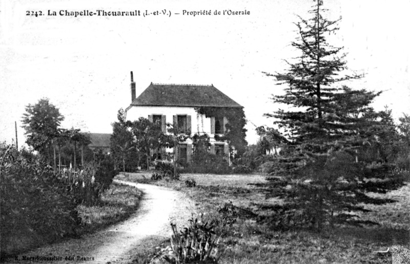 Proprit de l'Oseraie  la Chapelle-Thouarault (Bretagne).