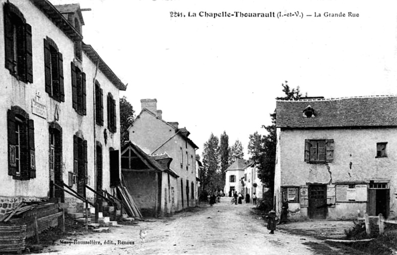 Ville de la Chapelle-Thouarault (Bretagne).
