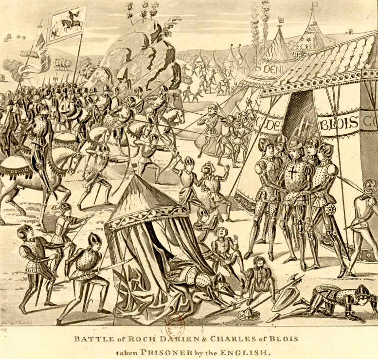 Charles de Blois est fait prisonnier  la Roche-Derrien