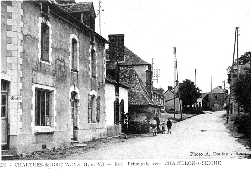 Ville de Chartres-de-Bretagne (Bretagne).