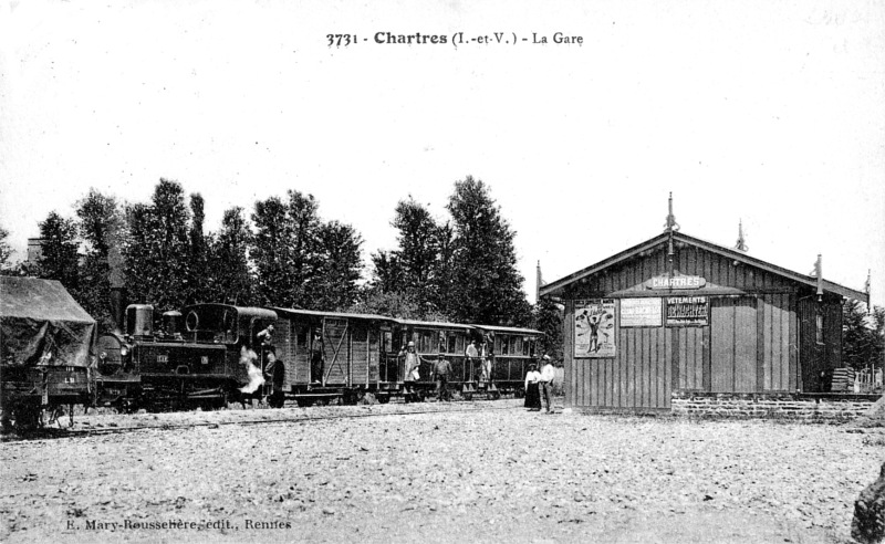 Gare de Chartres-de-Bretagne (Bretagne).