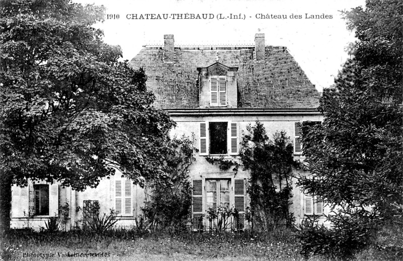 Chteau des Landes  Chteau-Thbaud (anciennement en Bretagne).